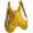 MI-cuero / HUMAWACA - BKF- Backpack, colour YELLOW / SESAME