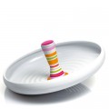 ALESSI - Spinning Desk Organizer PIROUETTE - WHITE