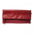 NAOMI LEVI  - MEDIUM FOLD CLUTCH 
colour LIPSTICK RED