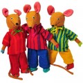 KIDS - BOY MOUSE by BAREFOOT TOYS - Medium Size (21 cm) - Various Colours (only one toy animal is part of the offer)