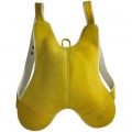 MI-cuero / HUMAWACA BKF Backpack, colour YELLOW / WHITE