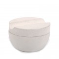 IRIS HANTVERK White Concrete Shaving Bowl & Sandalwood Soap
