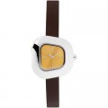 SKALLI PARIS, Galet Watch, colour BROWN/ORANGE