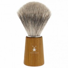 MUHLE BASIC H23 Shaving Brush, Fine Best Badger Hair, Handle PINE WOOD