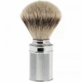 MUHLE shaving brush M89, siver tip badger hair, chrome handle
