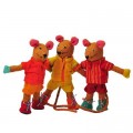KIDS - BOY MOUSE by BAREFOOT TOYS - Small Size (15 cm) - Various Colours (only one toy animal is part of the offer)