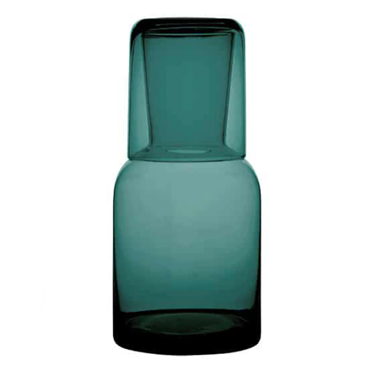 Teal water carafe and tumbler set by Annabel Trends